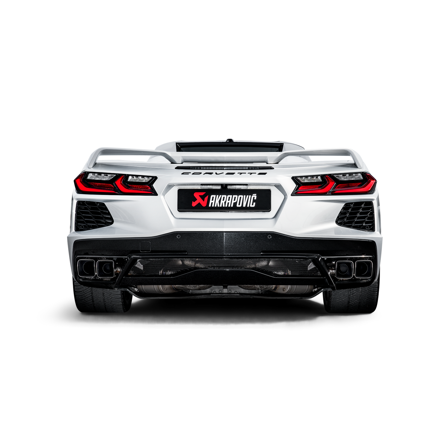Akrapovič Slip-On Line Exhaust (Titanium) w/Titanium Tips - 2020+ Chevrolet Corvette Stingray (C8)