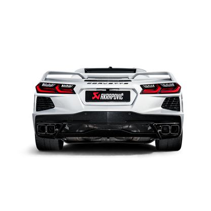 Akrapovič Slip-On Line Exhaust (Titanium) - 2020+ Chevrolet Corvette C8