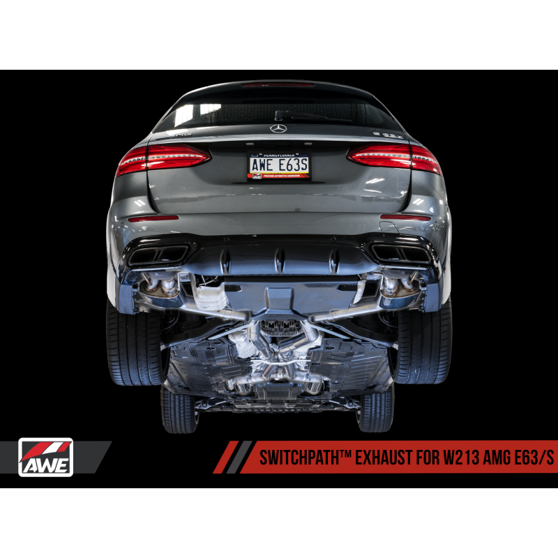 AWE Tuning Mercedes-Benz W213 AMG E63/S Sedan/Wagon SwitchPath Exhaust System - for Non-DPE Cars