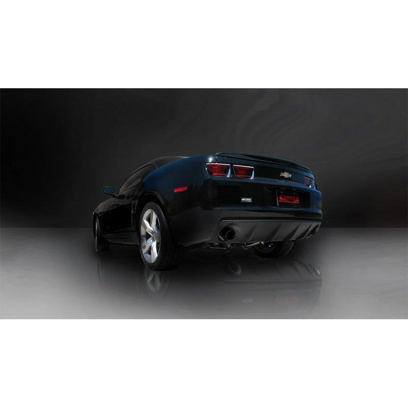 Corsa 10-14 Chevrolet Camaro Coupe SS 6.2L V8 Auto Black Sport Cat-Back + XO Exhaust