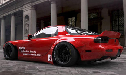 GReddy X Rocket Bunny FD3S V2 Front Over-Fenders - No Bumper Extensions (S/O 8-12 Wks No Cancel)