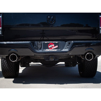 aFe Hemi Gemini XV 3in 304 SS Cat-Back Exhaust w/ Polished Tips - 09-18 Dodge Ram 1500