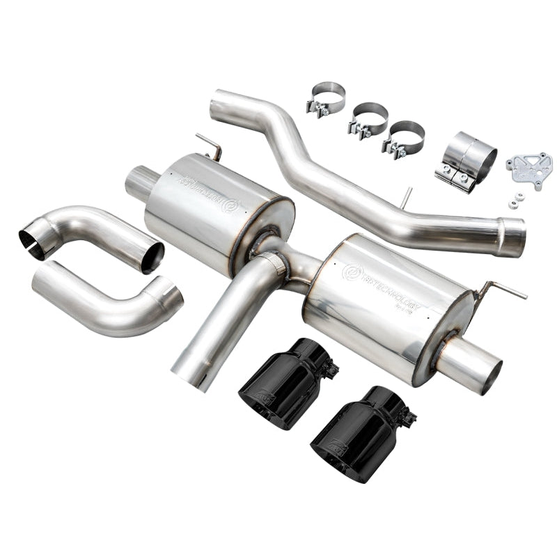 AWE 19-23 BMW 330i / 21-23 BMW 430i Base G2X Touring Axle Back Exhaust - Diamond Black