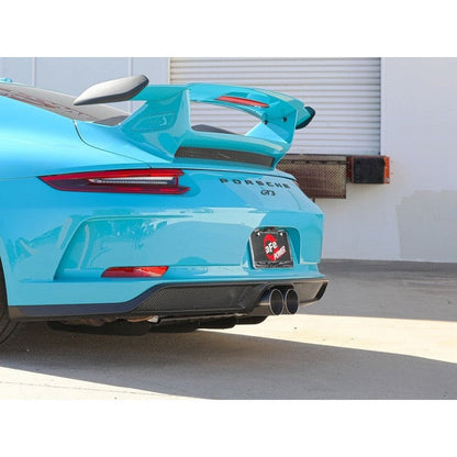 afe MACH Force-Xp 304 SS Cat-Back Exhaust System w/ Brushed Tips - 14-16 Porsche 911 GT3