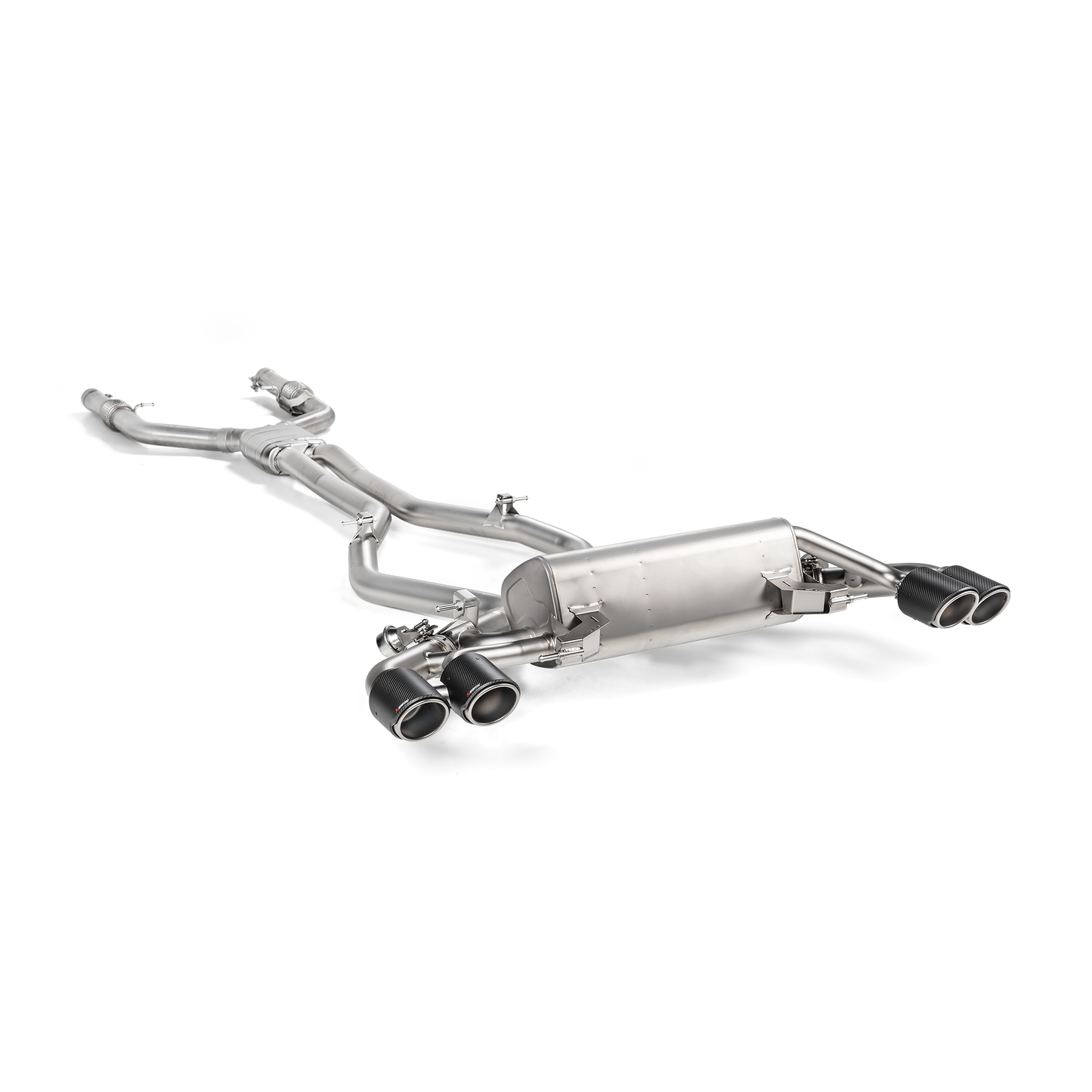 Akrapovič Evolution Line Catback Exhaust System (Titanium) w/Link Pipe Set - 2017-2020 Alfa Romeo Giulia Quadrifoglio