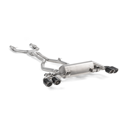 Akrapovič Evolution Line Catback Exhaust System (Titanium) w/Link Pipe Set - 2017-2020 Alfa Romeo Giulia Quadrifoglio