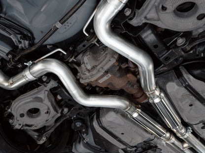 AWE 18-23 S550 Mustang GT SwitchPath Exhaust - Diamond Black Tips