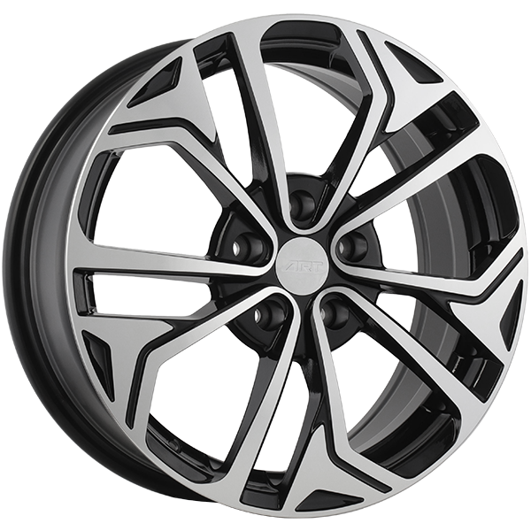 ART Replica REPLICA 186 Gloss Black - Machined Face 17x7 +45 5x114.3mm 67.1mm