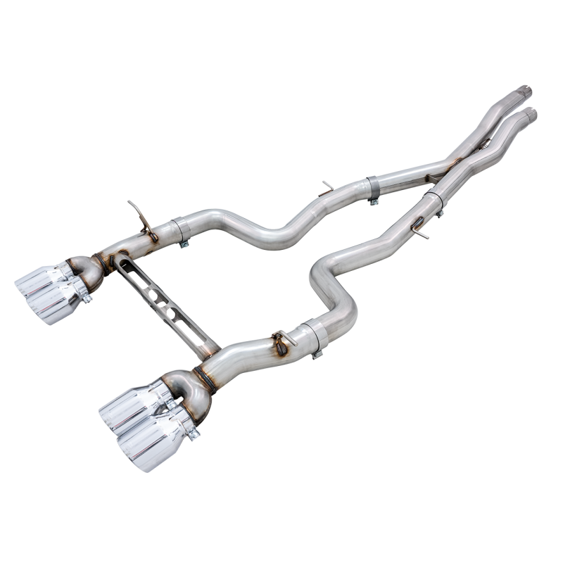 AWE Tuning BMW F8X M3/M4 Track Edition Catback Exhaust - Diamond Black Tips