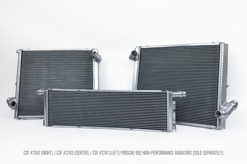 CSF 2019+ 992.1/992.2 Porsche 911(3.0LT Base/T/S/4/4S/GTS/4 GTS) High Perf Right Aluminum Radiator