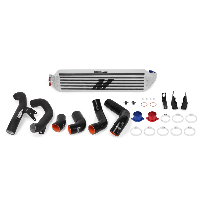 Mishimoto 2016+ Honda Civic 1.5T / 2017+ Honda Civic Si Silver Intercooler Kit w/Black Pipes