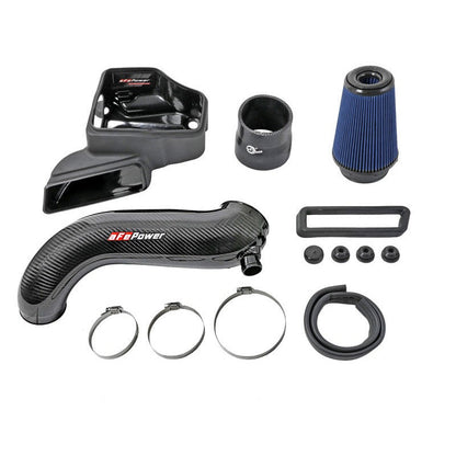 aFe Track Series Carbon Fiber Intake System w/ Pro 5R Filter - 15-19 VW Golf R (MKVII)