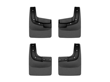 WeatherTech 2024 Ford Ranger (No Raptor) No Drill Front & Rear MudFlaps - Black