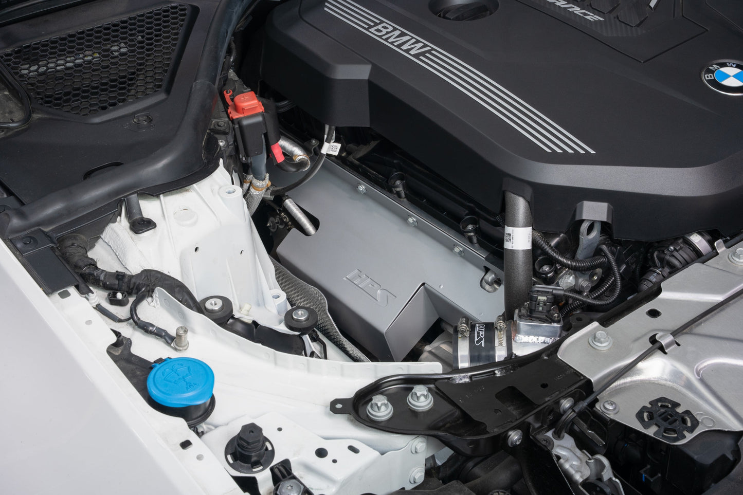 HPS Performance Turbo Heat Shield 2021-2024 BMW M440i B58 3.0L Turbo, Steel with Cerakote Ceramic Coating, 94-001