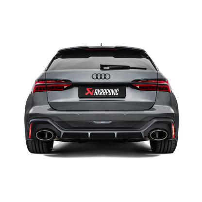 Akrapovič Evolution Line Catback Exhaust (Titanium) - 2020-2026 Audi RS6/RS7 (C8)