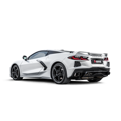 Akrapovič Slip-On Line Exhaust (Titanium) - 2020+ Chevrolet Corvette C8