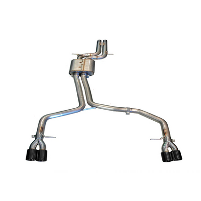 AWE Tuning Audi B8 S5 4.2L Track Edition Exhaust System - Diamond Black Tips