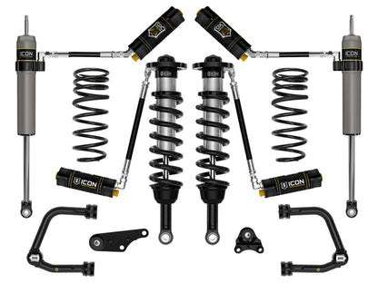ICON 2024+ Toyota Tacoma 1.25in-3in Stage 5 Suspension System Tubular w/ Triple Rate Spring