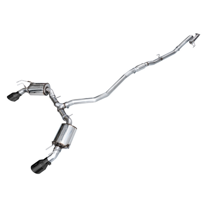 AWE Tuning 2022+ Honda Civic Si FE1 FWD Touring Edition Catback Exhaust - Dual Diamond Black Tips