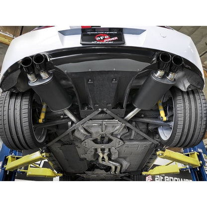 aFe MACH Force-Xp 2-1/2in 304 SS Cat-Back Exhaust w/ Black Tips 05-08 BMW Z4 M Coupe (E86) L6 3.2L
