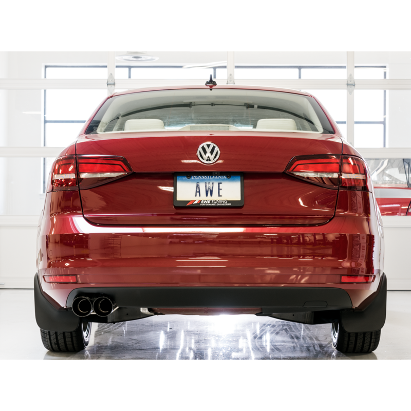 AWE Tuning Touring Edition Exhaust with Diamond Black Tips - 09-14 Volkswagen Jetta Mk6 1.4T