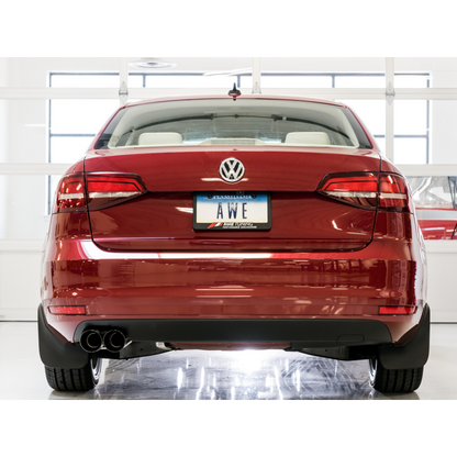 AWE Tuning Touring Edition Exhaust with Diamond Black Tips - 09-14 Volkswagen Jetta Mk6 1.4T