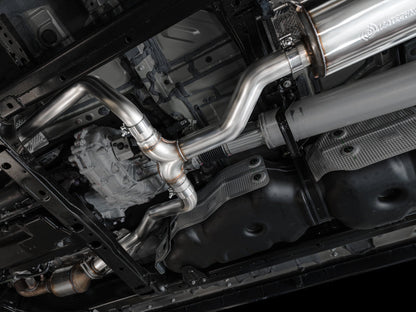 AWE Tuning 0FG Exhaust for 3rd Gen Toyota Tundra - Dual Diamond Black Tips