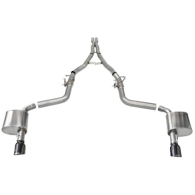 Corsa 15-21 Charger SRT/Hellcat/Redeye 2.75in Valved Catback DRE w/ Single 4.5in Blk PVD Tips