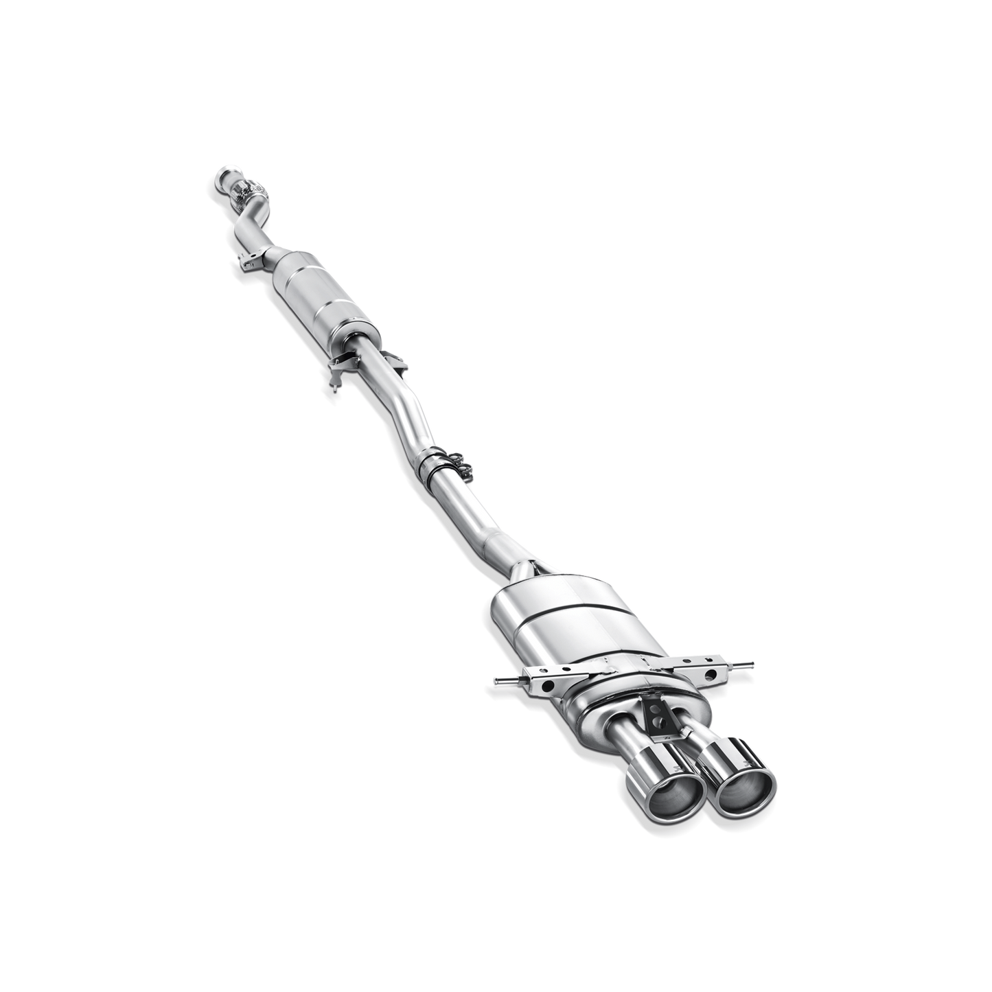 Akrapovič Evolution Line Catback Exhaust System (SS) w/Carbon Tips - 2008-2014 MINI Cooper S (R56)