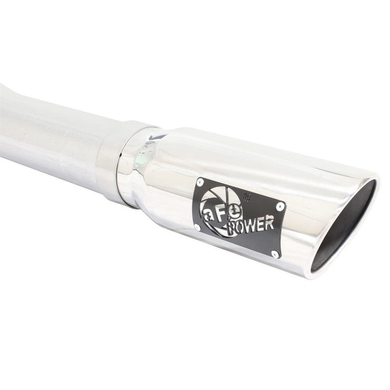 aFe MACHForce XP SS Exhaust 3in to 3.5in Cat-Back w/ Polished Tip 15 Ford F-150 EcoBoost V6 2.7/3.5L