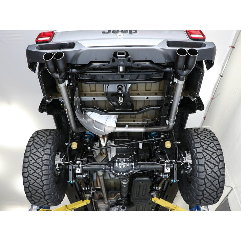 aFe Vulcan Series 3in-2-1/2in 304 SS Cat-Back 2020 Jeep Gladiator (JT) V6-3.6L w/ Black Tips