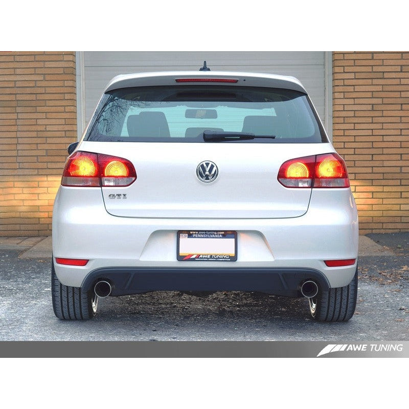 AWE Tuning Mk6 GTI Performance Catback - Chrome Silver Round Tips