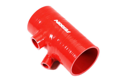 PERRIN 22-24 Subaru WRX / 20-25 LGT & OBXT Turbo Inlet Hose w/Turbo Adapter Flange (Short) - Red