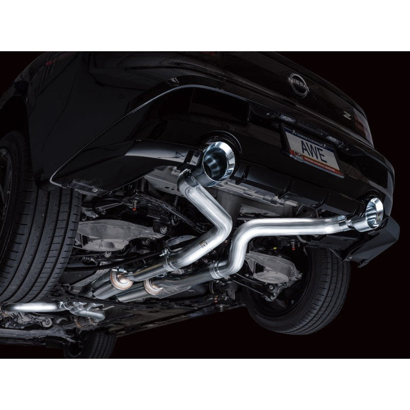 AWE Tuning Track Edition Catback Exhaust System w/Chrome Silver Tips for 2023+ Nissan Z
