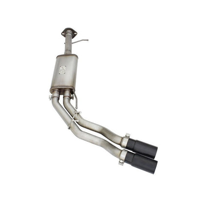 aFe Rebel Series Exhaust SS Front Side Exit CB w/ Black Tips 10-14 Ford F150 Ecoboost V8 6.2L
