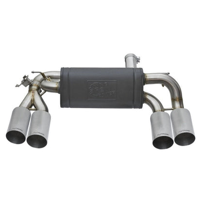 aFe MACHForce XP 3in - 2 1/2in Axle Back 304SS Exhaust w/ Polished Tips 16-17 BMW M2 (f87)