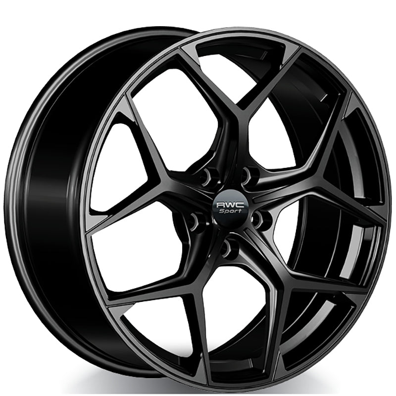 RWC 970 Satin Black 21x8.5 +35 5x112mm 66.45mm