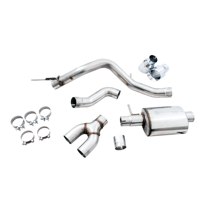 AWE Tuning 2019+ Ford Ranger 0FG Performance Exhaust System w/Chrome Silver Tips & Bash Guard