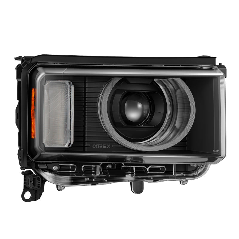 AlphaRex 24-26 Toyota LC Heritage LUXX LED Proj Headlight Blk  w/Activ Light/Seq Signal/Switchback