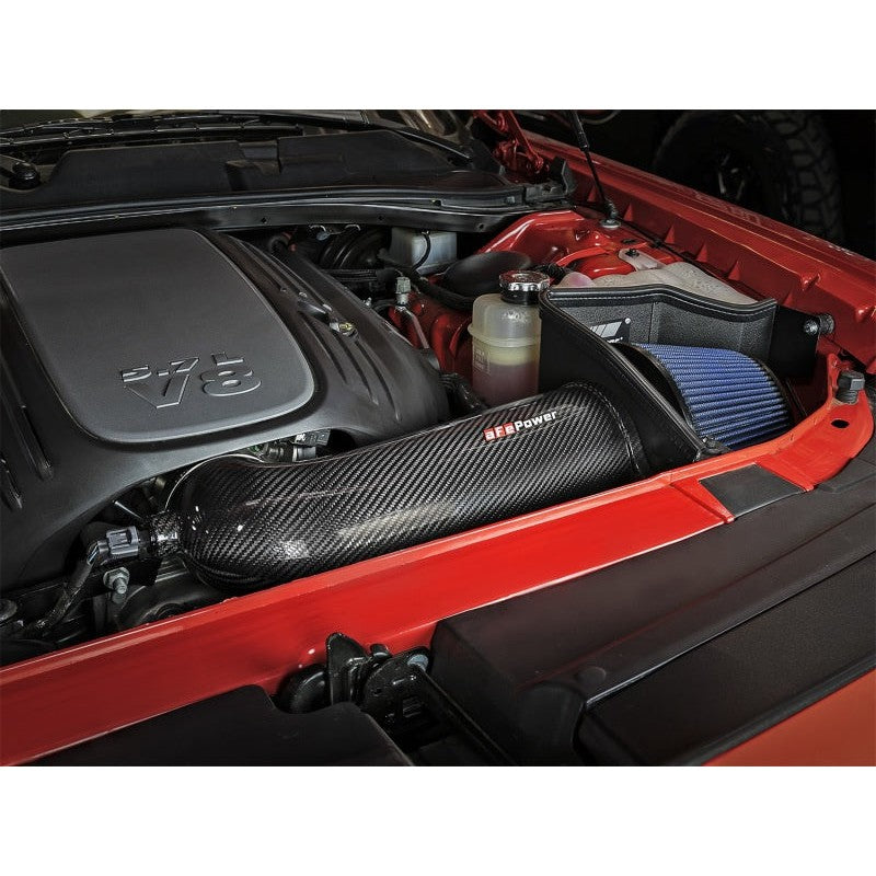 aFe MagnumFORCE Intakes Stage-2 P5R Carbon Fiber AIS 11-17 Dodge Challenger/Charger V8-5.7L Hemi