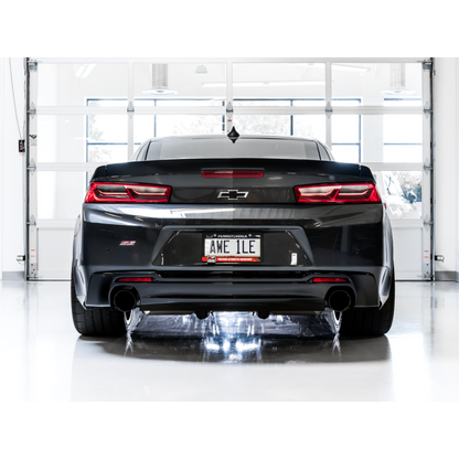 AWE Tuning 16-19 Chevrolet Camaro SS Axle-back Exhaust - Touring Edition (Diamond Black Tips)