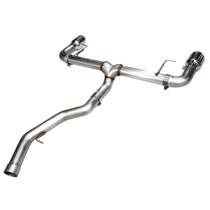 AWE 19-23 BMW 330i / 21-23 BMW 430i Base G2X Track Edition Axle Back Exhaust - Chrome Silver