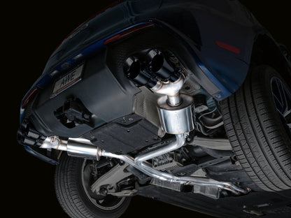 AWE Tuning 19-21 Porsche Macan 3.0T/2.9TT Touring Edition Cat-Back Exhaust w/ Diamond Black Tips
