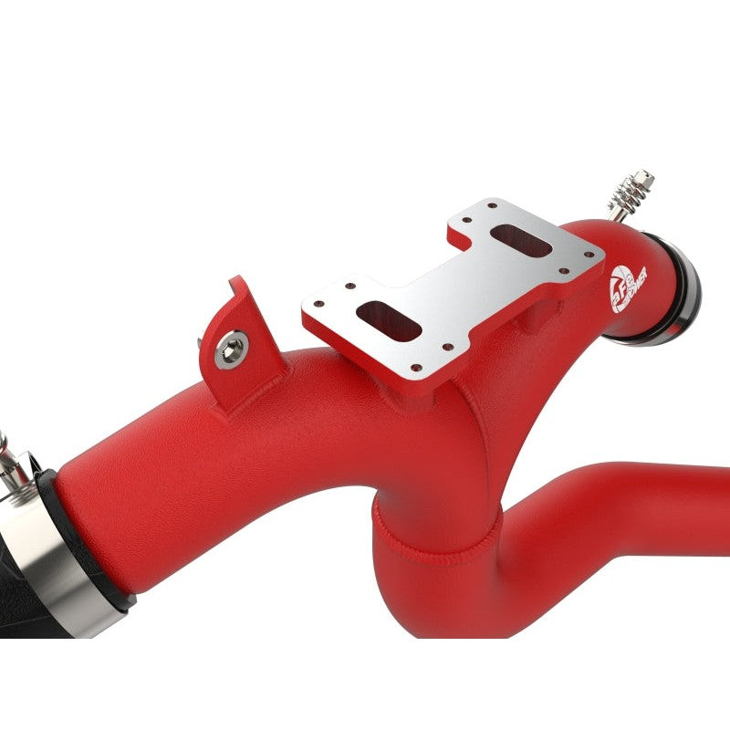 AFE 2018-2020 Kia Stinger 19-22 G70 BladeRunner 3in Aluminum Hot Charge Pipe Red