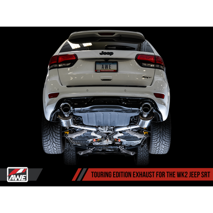 AWE Tuning 2020 Jeep Grand Cherokee SRT Touring Edition Exhaust - Chrome Silver Tips