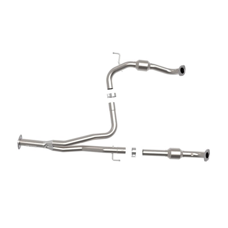 aFe Toyota Tacoma 16-17 V6-3.5L Twisted Steel Y-Pipe w/ Cat