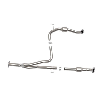 aFe Toyota Tacoma 16-17 V6-3.5L Twisted Steel Y-Pipe w/ Cat