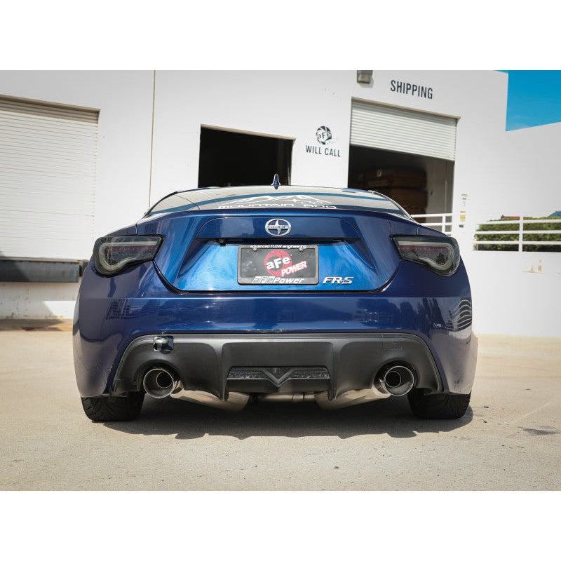aFe Takeda 17-20 BRZ/FRS/86 2.5in 304 Stainless Steel Cat-Back Exhaust
