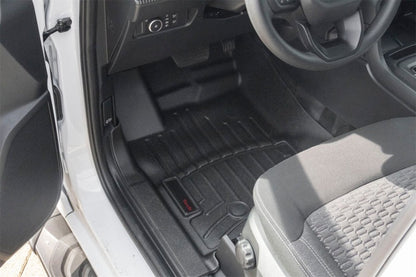 WeatherTech 24-25 Ford Ranger 1st Row Front FloorLiner for Vinyl Floors - Black