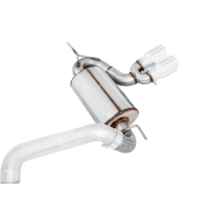 AWE Tuning Ford Focus ST Touring Edition Cat-back Exhaust - Resonated - Chrome Silver Tips